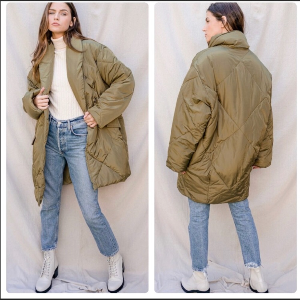 Free People Ella Puffer Coat